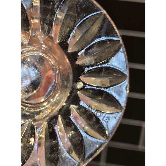 Vintage Set of 2 6" BLOCK Candleholder Candlestick Holders Cut Lead Crystal EUC - Picture 9 of 12